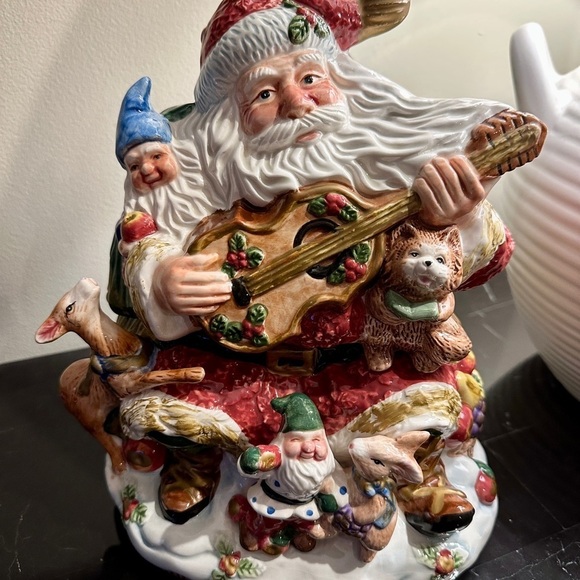 FITZ & FLOYD, SANTA COOKIE JAR - Picture 1 of 12